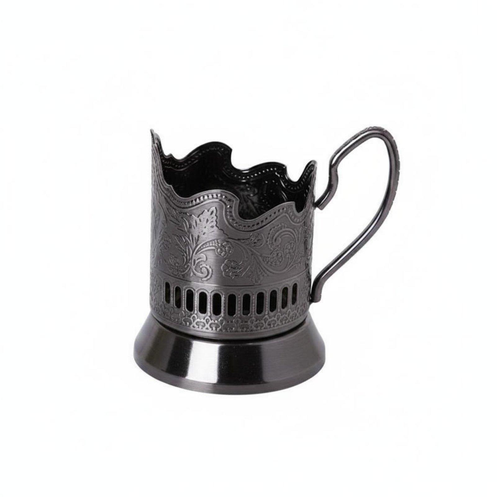 Old Fashioned Glass - Podstakannik Retro Tarzı Rus Çay Bardağı
