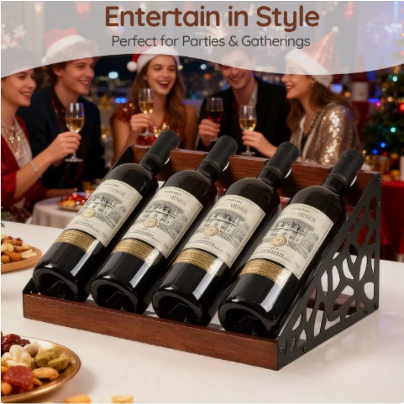 Ev Barı Ahşap Şaraplık Şarap Ş - Home Bar Shelf incelemesi ve fiyatı