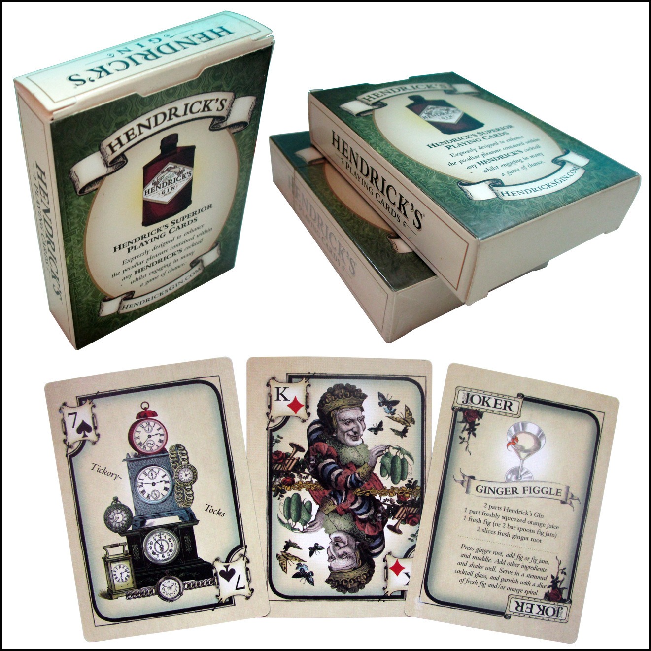 Hendrick's Gin Oyun Kartları S - Cocktail Recipe Book incelemesi ve fiyatı