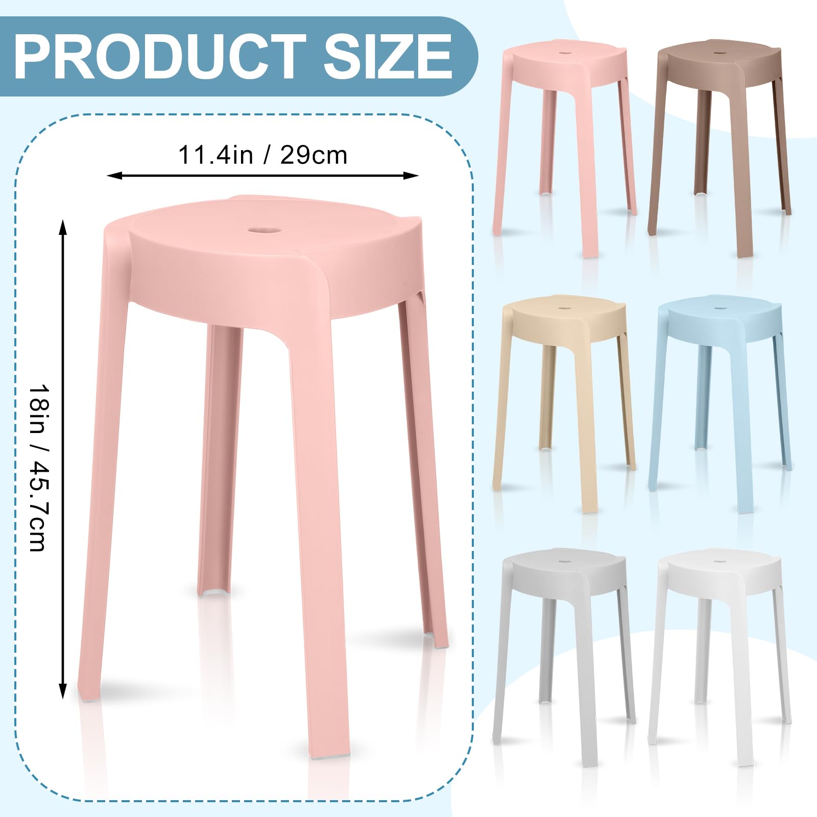 1/6 Paket Plastik İstiflenebil - Home Bar Seating incelemesi ve fiyatı