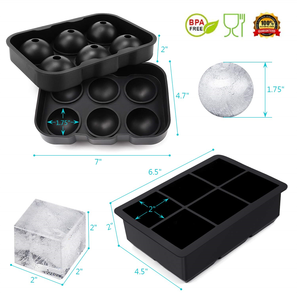 4/6 ızgara büyük top kare buz  - Ice Mold Sphere incelemesi ve fiyatı