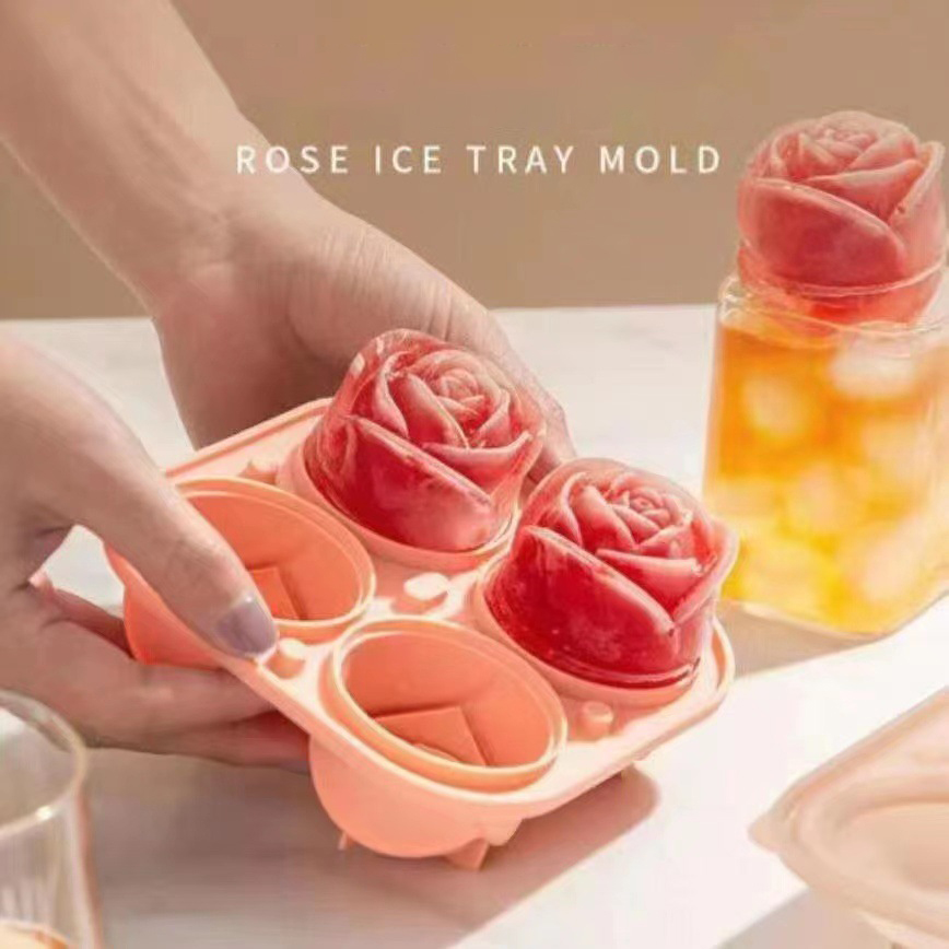 3D Gül Silikon Buz Kalıbı 4 Bö - Ice Mold Sphere incelemesi ve fiyatı